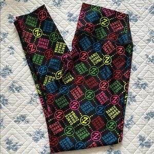 Colorful Zumba Leggings M